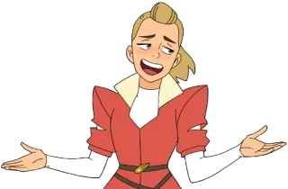 😚 Adora She-Ra and the Princesses of Power cartoon, animation, She-Ra, Adora, Netflix, princess telegram sticker
