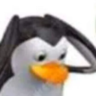 😨 Pinguin, Meme, Tier, Lustig, Internet Meme whatsapp sticker