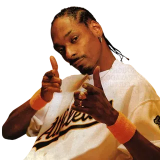😜 Snoop Dogg snoop dogg, rapper, musician, hip hop telegram sticker
