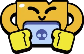 😄 Schädel, Emoji, Sticker, Cartoon, Gelb telegram sticker