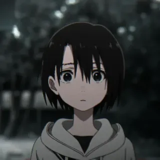 ◾️ Anime, Meisje, Personage, Verdrietig, Manga, Portret whatsapp sticker