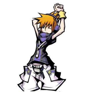 😴 Neku Sakuraba The World Ends with You anime, video game, character, Neku, Sakuraba, The World Ends with You telegram sticker