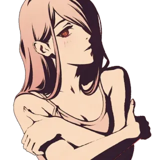 😍 Anime, Mujer, Dibujo animado, Manga, Retrato, Chica, Personaje telegram sticker