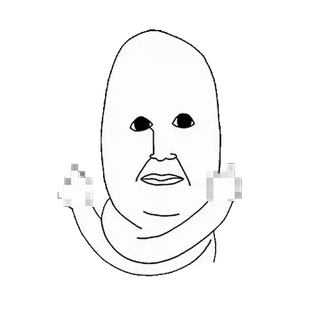 💬 środkowy palec, obraza, obraźliwy, niegrzeczny, humor, postać, gest telegram sticker