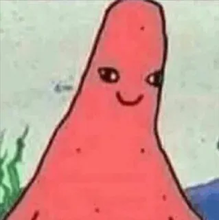🧿 Patrick Star Spongebob Squarepants Patrick Star, Spongebob, Kartun, Lucu, Meme telegram sticker
