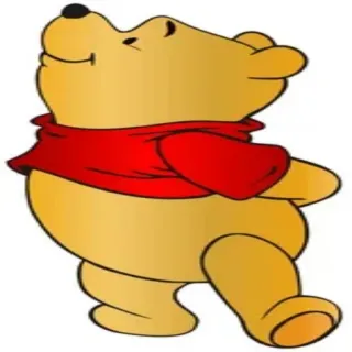 🤪 Winnie the Pooh Winnie the Pooh, cartoon, bear, Disney, animation telegram sticker