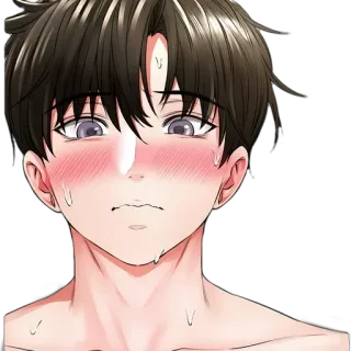 😏 Anime, Rumieniec, Manga, Ilustracja telegram sticker