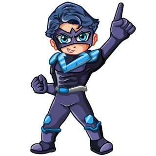 Nightwing | Найтвинг whatsapp stickers