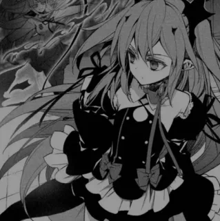 ➰ Anime, Manga, Gothic, Charakter, Weiblich, Kleid telegram sticker