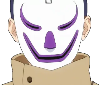 🤡 маска, аниме, персонаж, маска для лица telegram sticker