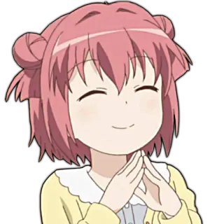 😊 アニメ, 漫画, 可愛い, 女の子, キャラクター, 笑顔 telegram sticker