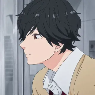 😒 Anime, Chłopak, Kreskówka, Postać telegram sticker