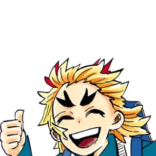 👍 Anime, Personagem, Polegar para cima, Positivo telegram sticker