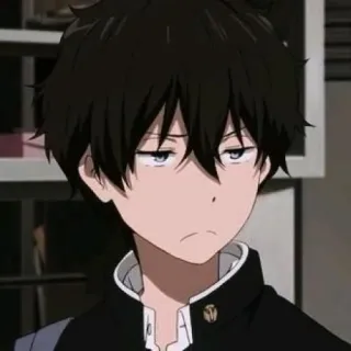 🍪 anime, bored, character, portrait, manga, expression telegram sticker