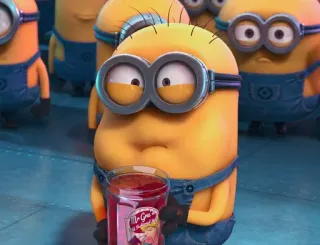 😓 Minion Despicable Me minion, despicable me, cartoon, funny, yellow telegram sticker