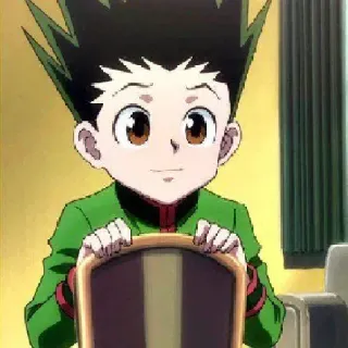 😅 Gon Freecss Hunter x Hunter anime, gon freecss, hunter x hunter, cartoon telegram sticker