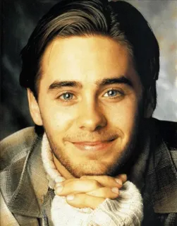 🙂 Jared Leto portret, mężczyzna, celebryta, aktor, Jared Leto, osoba telegram sticker