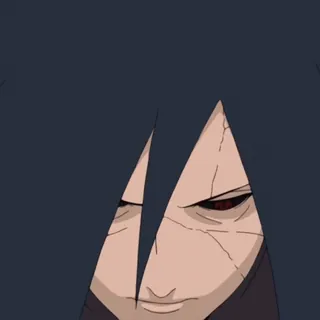 🌑 Madara Uchiha Naruto Anime, Manga, Sharingan, Bösewicht, Uchiha telegram sticker