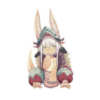 😤 Nanachi Made in Abyss Anime, Nanachi, Made in Abyss, Personagem, Fofo, Furry telegram sticker