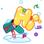 Holiday Kit telegram stickers