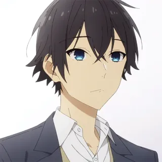 📚 Izumi Miyamura Horimiya anime, manga, cute, handsome, horimiya telegram sticker