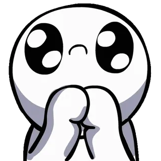 🥺 персонаж, милый, грустный, просит, умоляет, глаза whatsapp sticker