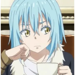 🙂 Rimuru Tempest That Time I Got Reincarnated as a Slime Anime, Isekai, Slime, Fantasía, Rimuru Tempest whatsapp sticker