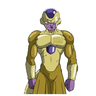 🚶‍♀️ Frieza Dragon Ball DIGE44 Anime, Dragon Ball, Freezer, Freezer Dorado, Personaje telegram sticker