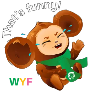 🫣 That's funny! ตลก, การ์ตูน, น่ารัก, ขำขัน, ภาพประกอบ telegram sticker