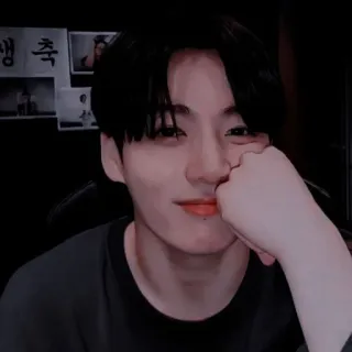 🗒 Jungkook Jungkook, BTS, K-pop, cantor, ídolo, música telegram sticker