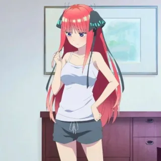 🦋 Nino Nakano The Quintessential Quintuplets Anime, Personaje, Chica, Nino Nakano, The Quintessential Quintuplets telegram sticker