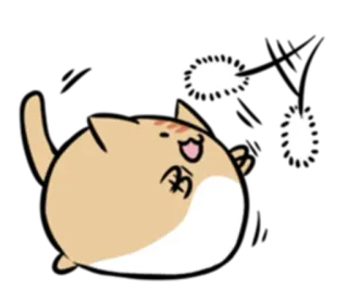 🤗 chat, mignon, animal, dessin animé, joyeux, kawaii whatsapp sticker