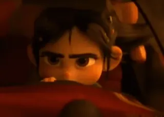 😠 Vanellope Wreck-It Ralph Vanellope Von Schweetz, Ralph el Demoledor, Dibujos animados, Disney, Personaje, Animación telegram sticker