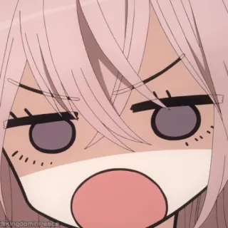 🎀 อนิเมะ, การ์ตูน, โกรธ, หงุดหงิด, กรีดร้อง telegram sticker