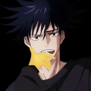 🐺 Megumi Fushiguro Jujutsu Kaisen Anime, Jujutsu Kaisen, Megumi Fushiguro, Charakter, Manga whatsapp sticker
