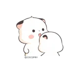 Fatty Cat😽- @MochaStickers telegram stickers