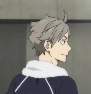 🙂 Sugawara Koushi Haikyuu Sugawara, Haikyuu, Anime, Manga, Personnage, Volleyball telegram sticker