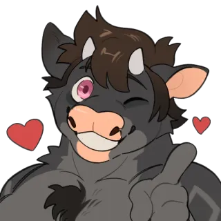 😁 bull telegram sticker