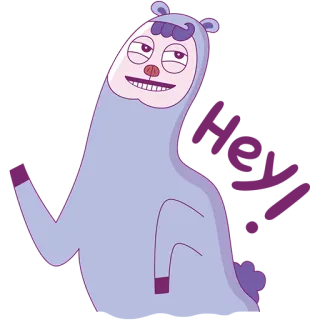 👋 Dibujo animado, Personaje, Divertido, Caprichoso telegram sticker