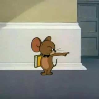 🤍 Jerry Tom and Jerry 만화, 쥐, 캐릭터, 애니메이션, 제리, 책 telegram sticker