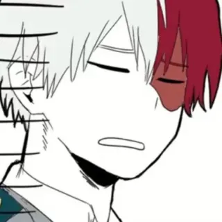 ❄️ Shoto Todoroki My Hero Academia Anime, My Hero Academia, Shoto Todoroki telegram sticker