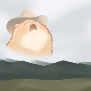 ✨ doge, cheems, cachorro, chorando, meme, chapéu, fofo, triste telegram sticker