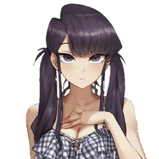 🥰 Komi Shouko Komi Can't Communicate Anime, Mädchen, Manga, Komi kann es nicht lassen, Komi Shouko, süß telegram sticker