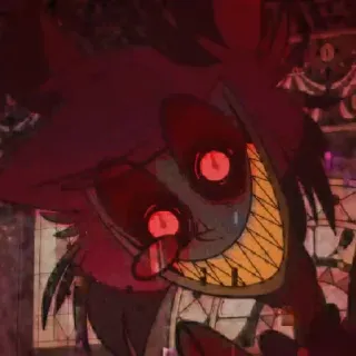 😈 Alastor Hazbin Hotel Hazbin Hotel, Alastor, Dibujos animados, Animación, Demonio, Sonriendo whatsapp sticker