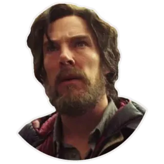 🤨 Doctor Strange doctor strange, marvel, benedict cumberbatch, sorcerer, magic, movie telegram sticker