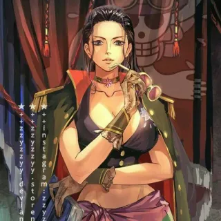 😍 Nico Robin One Piece anime, pirate, One Piece, Nico Robin, manga, sticker telegram sticker