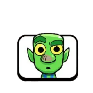 😑 gobelin, dessin animé, autocollant, vert, personnage whatsapp sticker