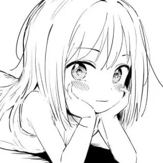 🍣 Anime, Manga, Chica, Linda, Obra de arte, Personaje, Dibujo whatsapp sticker