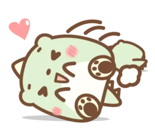 🥰 Desenho animado, Fofo, Adesivo, Adorável telegram sticker