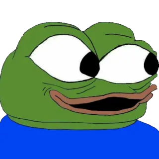😏 Pepe the Frog ペペ, カエル, ミーム, インターネット, キャラクター telegram sticker